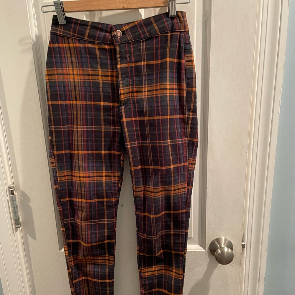 We the Free People women’s size 26 tapered plaid pants